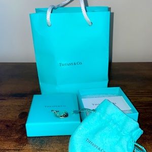 Tiffany & Co. Pendant - black splatter heart